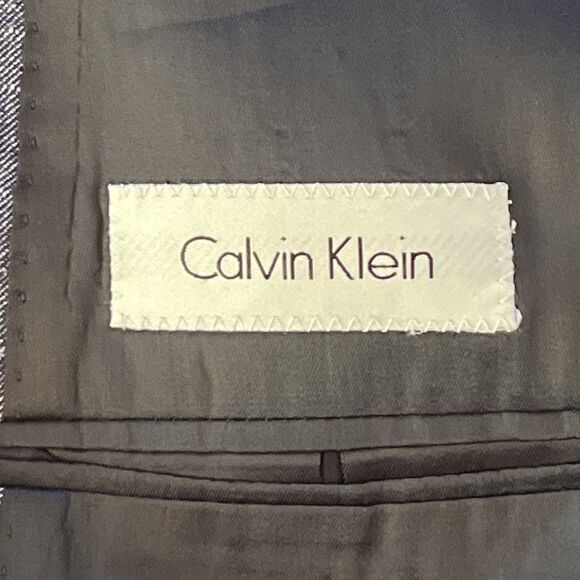 NWOT Calvin Klein Men’s Sports Jacket   Linen/Rayon Two Button Single Breast 44L - Picture 9 of 12